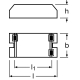 OSRAM ballast.electronic. QUICKTRONIC ECONOMIC QT-ECO 1x18-24/220-240 S