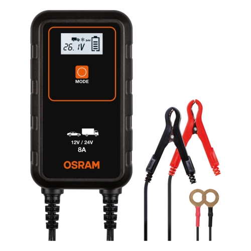 OSRAM battery charger 12/24V 4/8A charge 908 OEBCS908