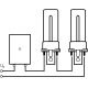 #OSRAM bright.compact. DULUX S 9W/840 G23