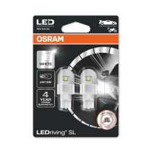 OSRAM car bulbs.LED W16W 921DWP-02B 2.1W 12V W2.1x9.5d blister-2pcs