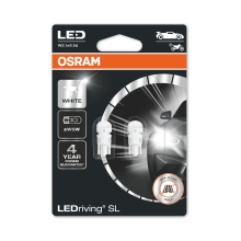 OSRAM car bulbs.LED W5W 2825DWP-02B 0.8W 12V W2.1x9.5d blister-2pcs