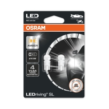 OSRAM car bulbs.LED W5W 2827DYP-02B 0.5W 12V W2.1x9.5d blister-2pcs