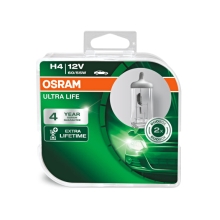 OSRAM car headlights. H4 ULTRA LIFE 64193ULT 60/55W 12V P43t HCBox-2pcs