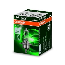 OSRAM car headlights. H4 ULTRA LIFE 64193ULT 60/55W 12V P43t