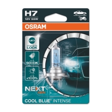 OSRAM car headlights. H7 COOL BLUE INTENSE.NG 64210CBN 55W 12V PX26d blister