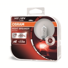 OSRAM car headlights. H7 NIGHT BREAKER SILVER 64210NBS 55W 12V PX26d HCBox-2pcs