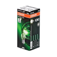 OSRAM car headlights. P21W ULTRA LIFE 7506ULT 21W 12V BA15s