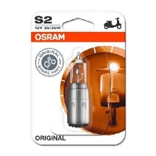 OSRAM car headlights. S2 MOTO STANDARD 64327 35/35W 12V BA20d blister