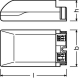 OSRAM driver.LED OPTOTRONIC OTe 18/220-240/350 PC