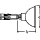 OSRAM halogen lamp. 64339 A 105W 6.6A airport