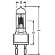 OSRAM halogen lamp. 64721 650W 230V G22 special