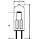 OSRAM halogen lamp. HALOSTAR OVEN 64408 5W 12V G4 for the oven