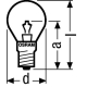 OSRAM lamps. on low voltage 8100 5A 6V30W E14