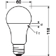 OSRAM LED bulb ANTIB. A60 10W/75W E27 2700K 1055lm NonDim 25Y opal