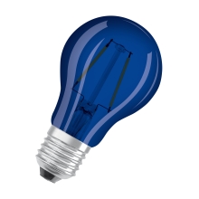 OSRAM LED bulb STAR.Decor A60 2.5W/15W E27 10lm blue 15Y NonDim