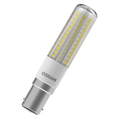 OSRAM LED bulb T18 7W/60W B15d 2700K 806lm NonDim 15Y clear