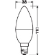 OSRAM LED bulb VALUE A60 10W/75W E27 3000K 1055lm NonDim 15Y opal 2-pack