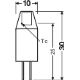 OSRAM LED capsule PARATHOM 1W/10W G4 2700K 100lm NonDim 15Y clear