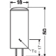 OSRAM LED capsule PARATHOM 4.5W/40W GY6.35 2700K 470lm Dim 25Y clear