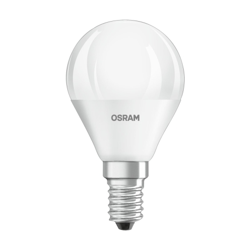 OSRAM LED chandelier VALUE P45 4.9W/40W E14 2700K 470lm NonDim 15Y opal 3-pack