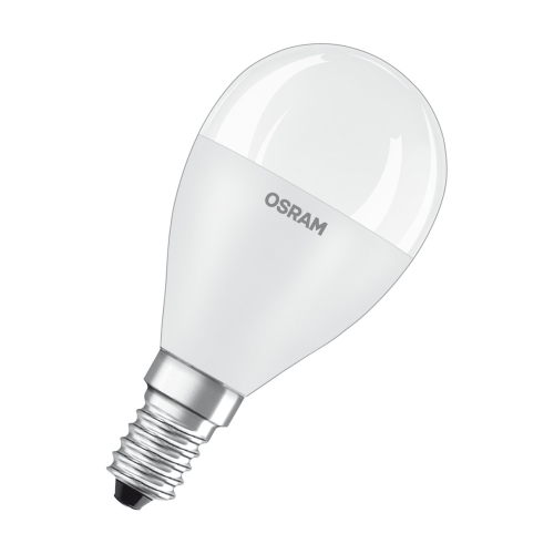 OSRAM LED chandelier VALUE P45 7W/60W E14 2700K 806lm NonDim 15Y opal 3-pack