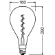 OSRAM LED filam.bulb Vintage.1906 A160 5W/12W E27 800K 110lm NonDim 15Y;