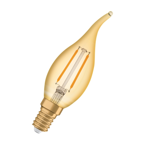 OSRAM LED filam.candle Vintage.1906 BA35 1.5W/12W E14 2400W 300lm NonDim 15Y