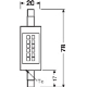 OSRAM PARATHOM linear. 6W/60W R7S 2700K 806lm NonDim 15Y 78mm