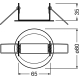 OSRAM sensor adapter for LS/PD CI KIT built-in installation