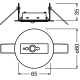 OSRAM sensor DALI LS/PD CI 40-90° 20-800lx IP20; white