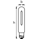 OSRAM sodium VIALOX NAV-T 50W S4Y E27