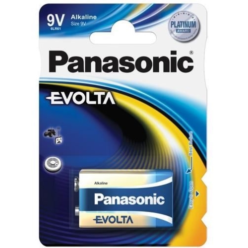 PANASONIC alkaline battery EVOLTA 9V/6LR61 ;BL1