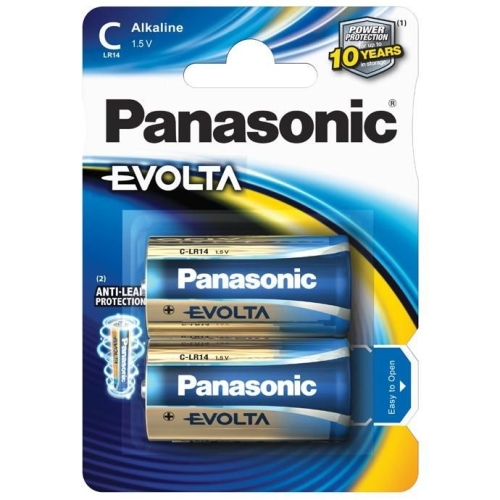 PANASONIC alkaline battery EVOLTA C/LR14 ;BL2