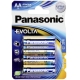 PANASONIC battery alkaline EVOLTA AA/LR6 ;BL4