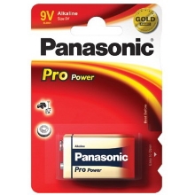 PANASONIC battery alkaline PRO.POWER 9V/6LR61 ;BL1