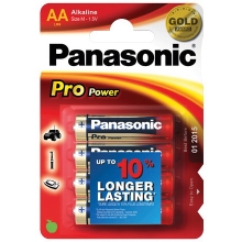 PANASONIC battery alkaline PRO.POWER AA/LR6 ;BL4