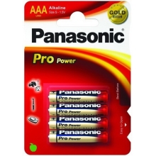 PANASONIC battery alkaline PRO.POWER AAA/LR03 ;BL4