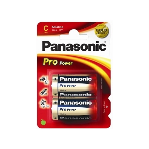 PANASONIC battery alkaline PRO.POWER C/LR14 ;BL2