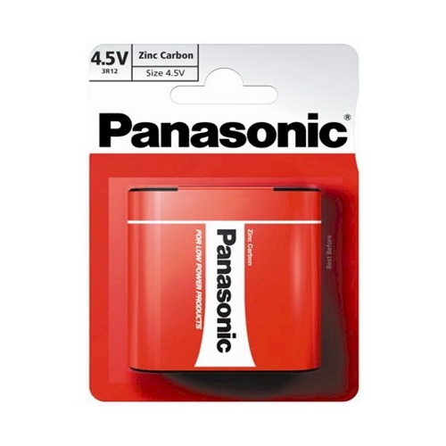 PANASONIC zinc-carbon batteries. ZINC.CARBON 4.5V/3R12 ;BL1