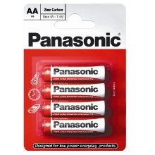 PANASONIC zinc-carbon batteries. ZINC.CARBON AA/R6 ;BL4