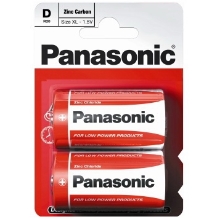 PANASONIC zinc-carbon batteries. ZINC.CARBON D/R20 ;BL2