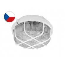 PANLUX ceiling light. CIRCLE 1x100W E27 IP44 grid; white