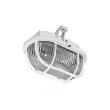 PANLUX ceiling light. oval 1x60W E27 IP44; white plastic