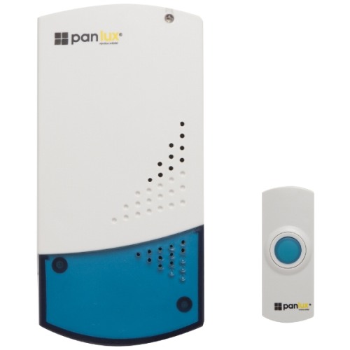 PANLUX wireless doorbell H-108M 32 melodies. 230V IP44; white/blue