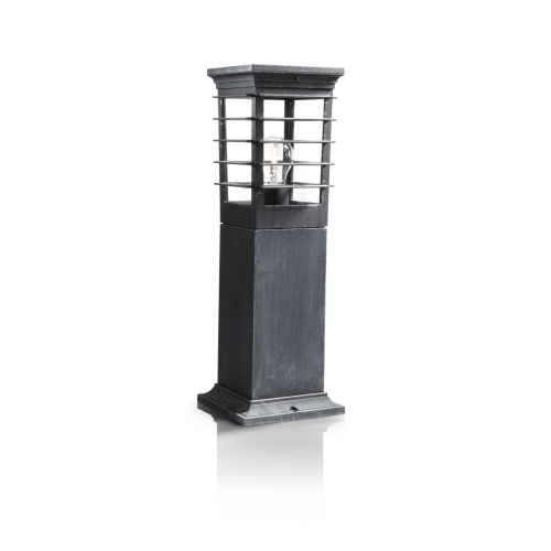 Patio pedestal gray 1x60W 230V