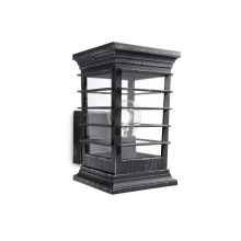 Patio wall lantern gray 1x60W 230V