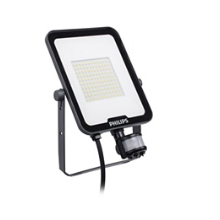 PHILIPS flood light LED Ledinaire BVP164 20W 2400lm/840 50Y IP65 sym. sensor