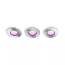 PHILIPS HUE downlight LED Xamento x5.7W GU10 350lm/820-65/WCA IP44; chrome 3-pk