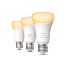 PHILIPS HUE-WA bulb A60 6W/40W 2200-6500K 800lm Dim 3-pack