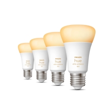 PHILIPS HUE-WA bulb A60 6W/40W 2200-6500K 800lm Dim 4-pack